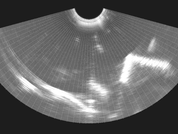 Draw scan lines example